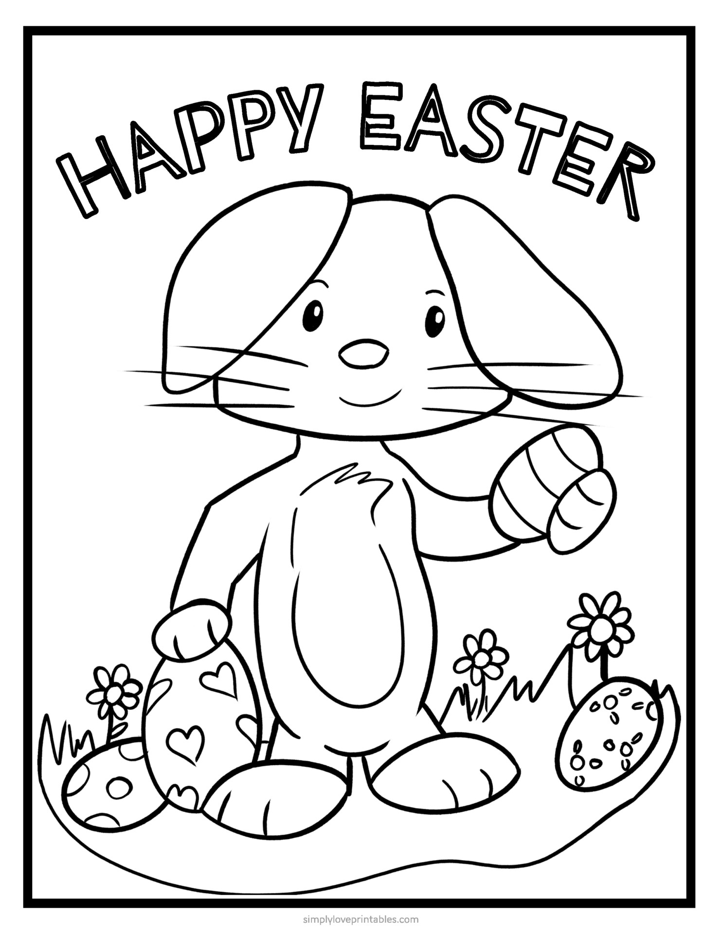 Easter Coloring Pages (Free PDF Printables) 171