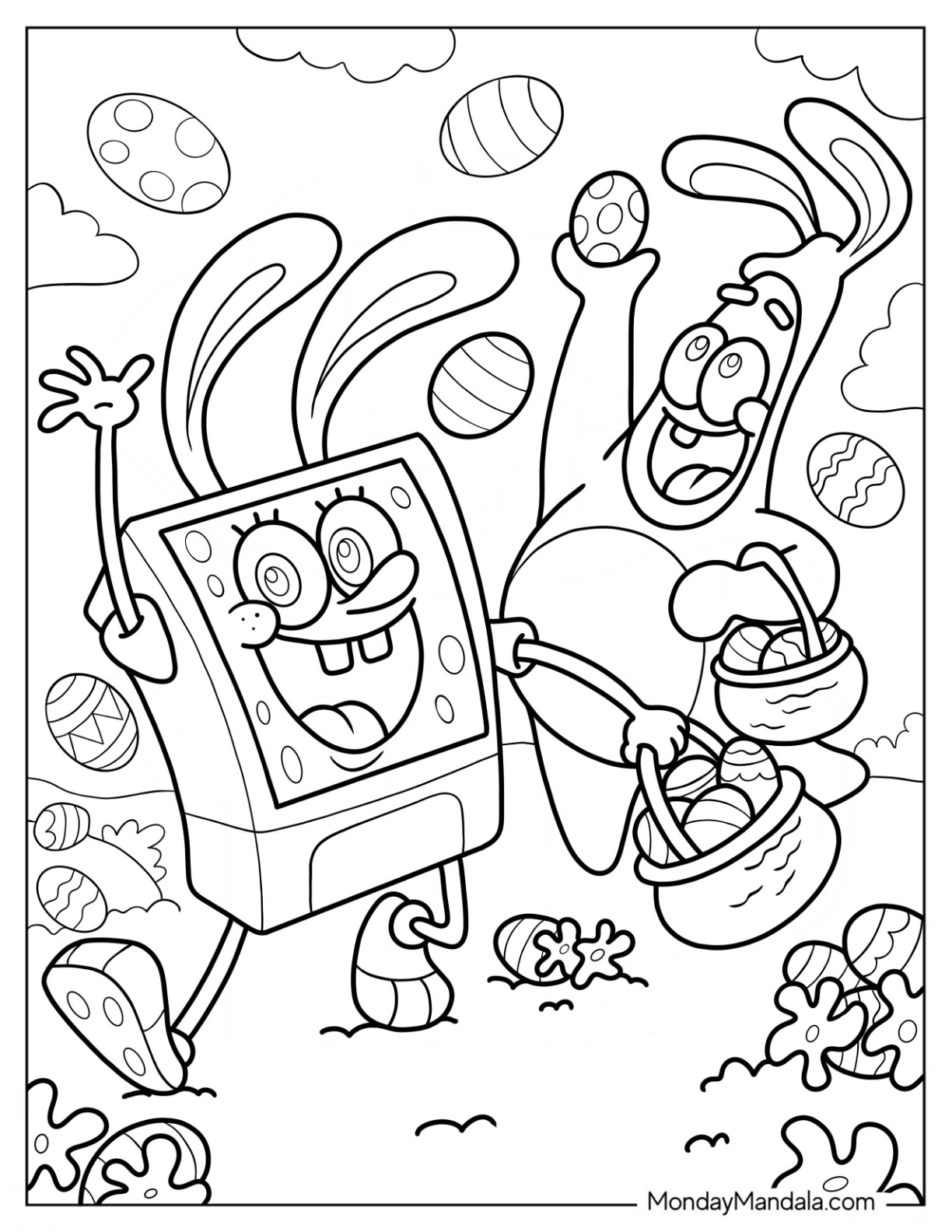 Easter Coloring Pages (Free PDF Printables) 176