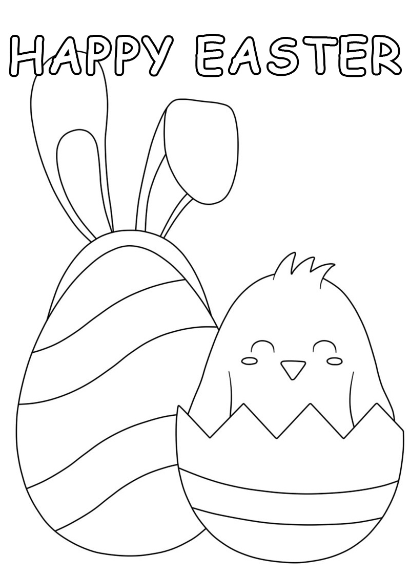 Easter Coloring Pages (Free PDF Printables) 179