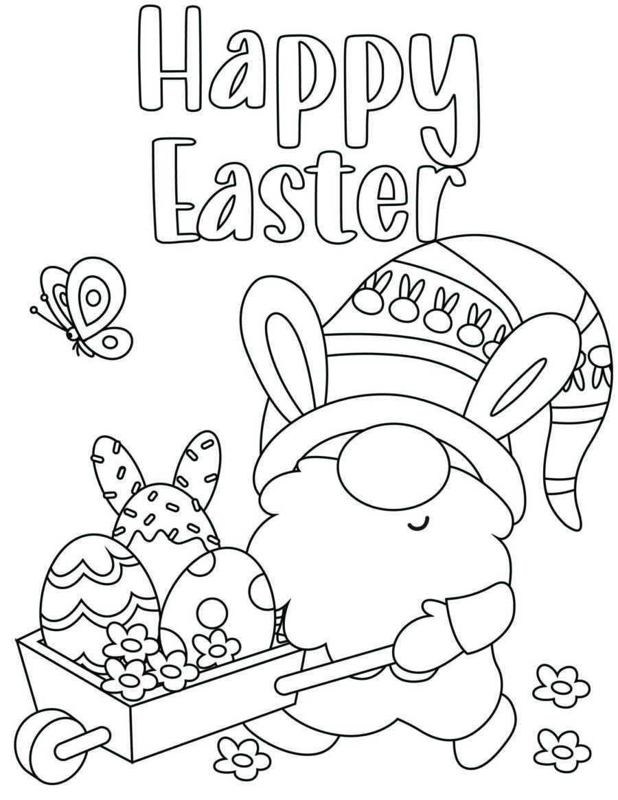 Easter Coloring Pages (Free PDF Printables) 18