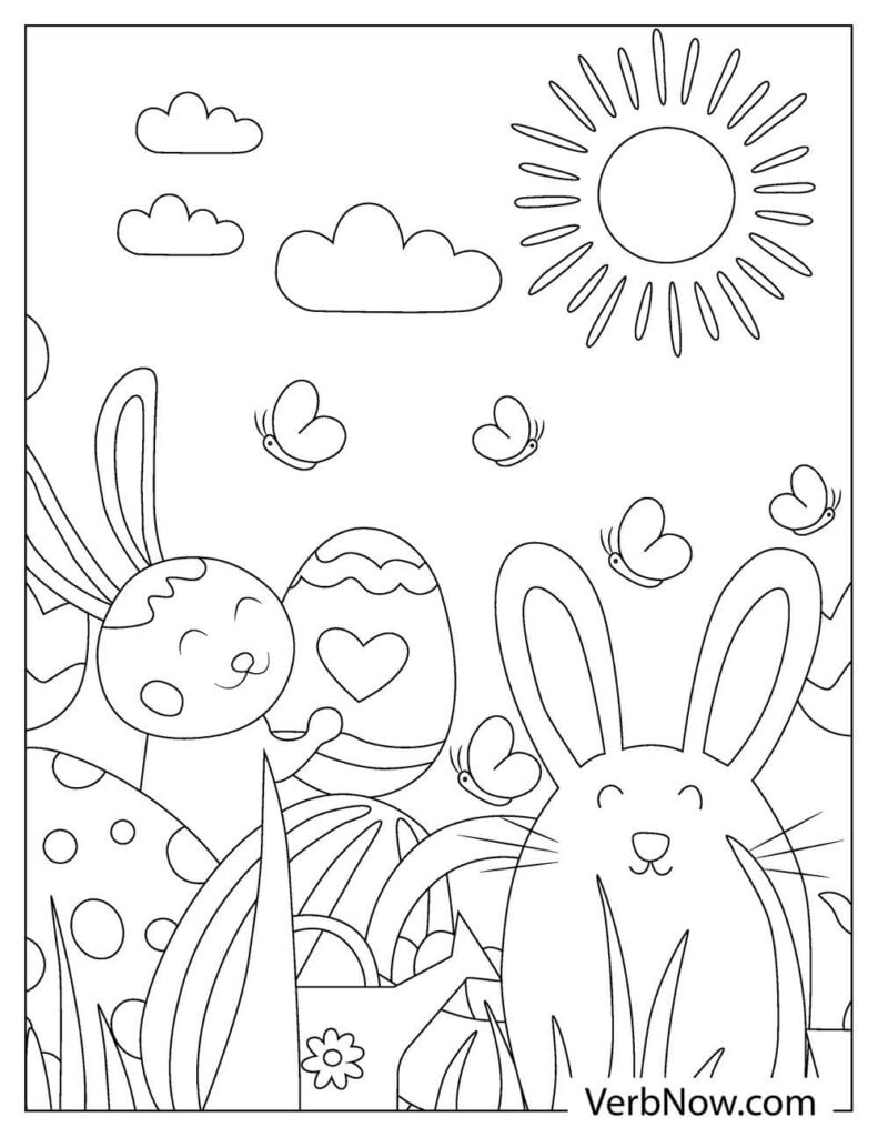 Easter Coloring Pages (Free PDF Printables) 181