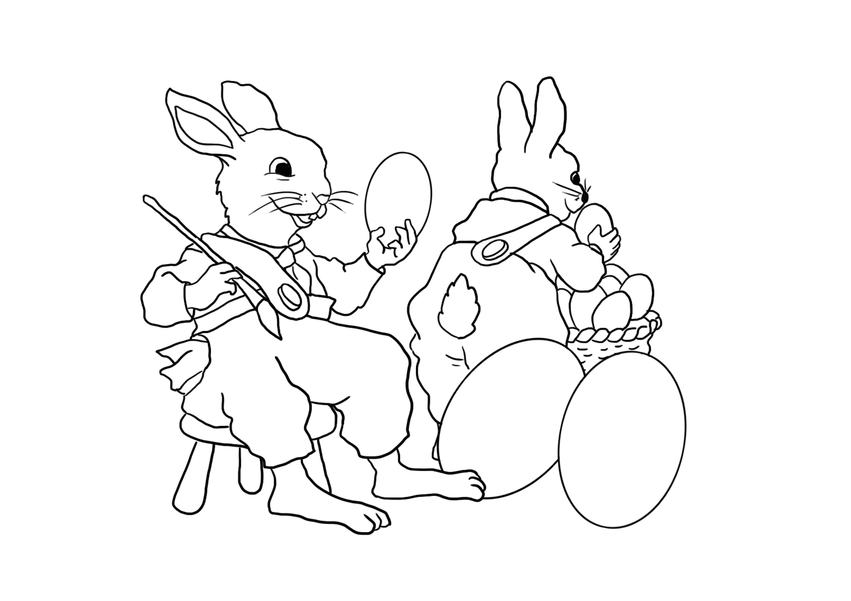 Easter Coloring Pages (Free PDF Printables) 184