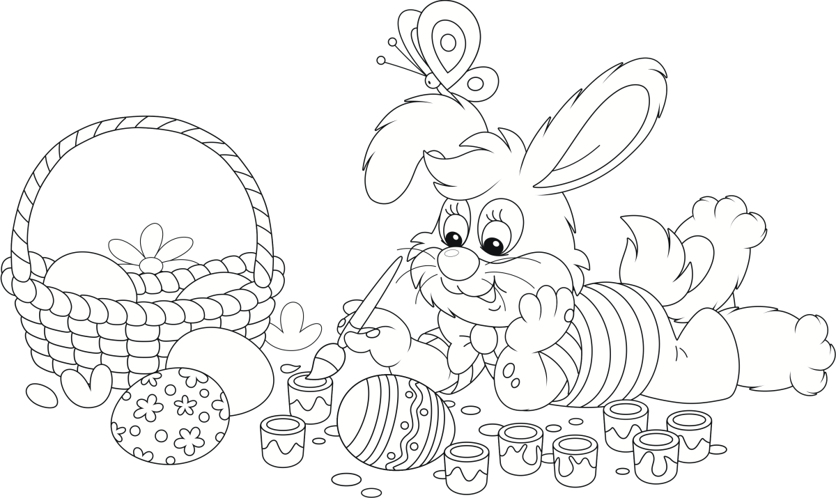 Easter Coloring Pages (Free PDF Printables) 186