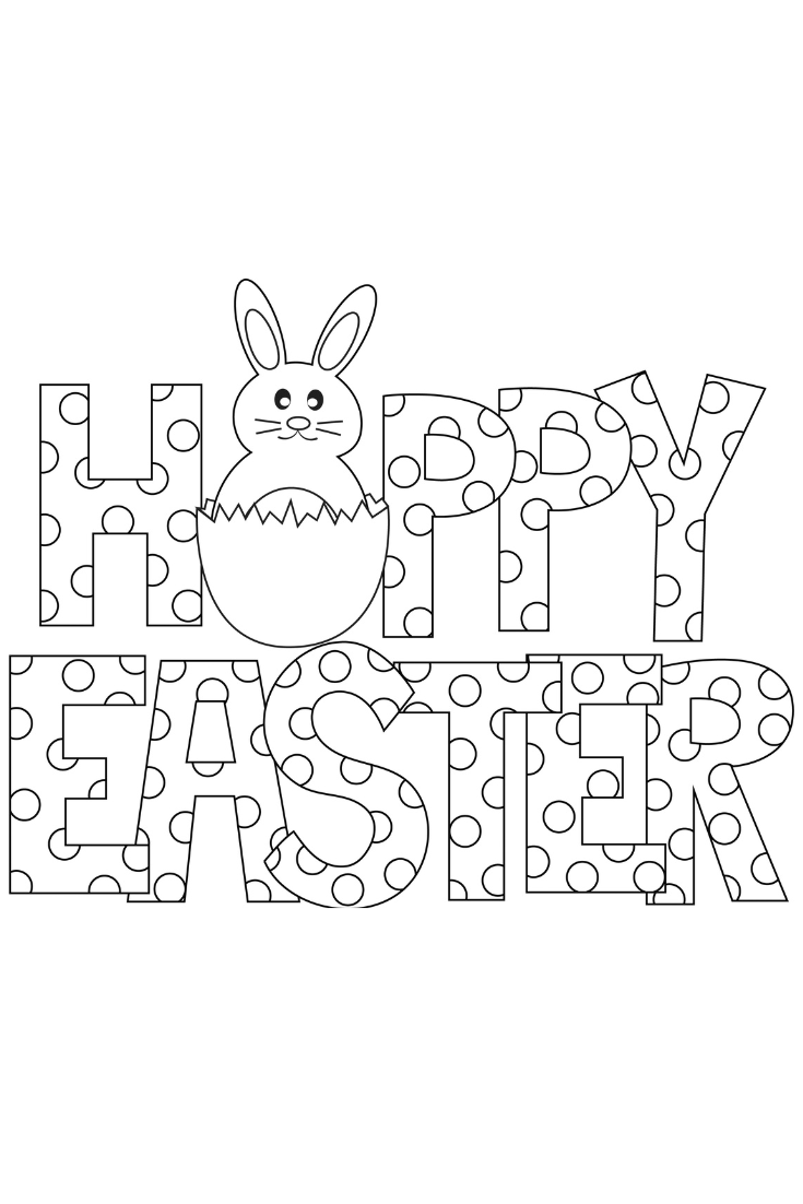 Easter Coloring Pages (Free PDF Printables) 19