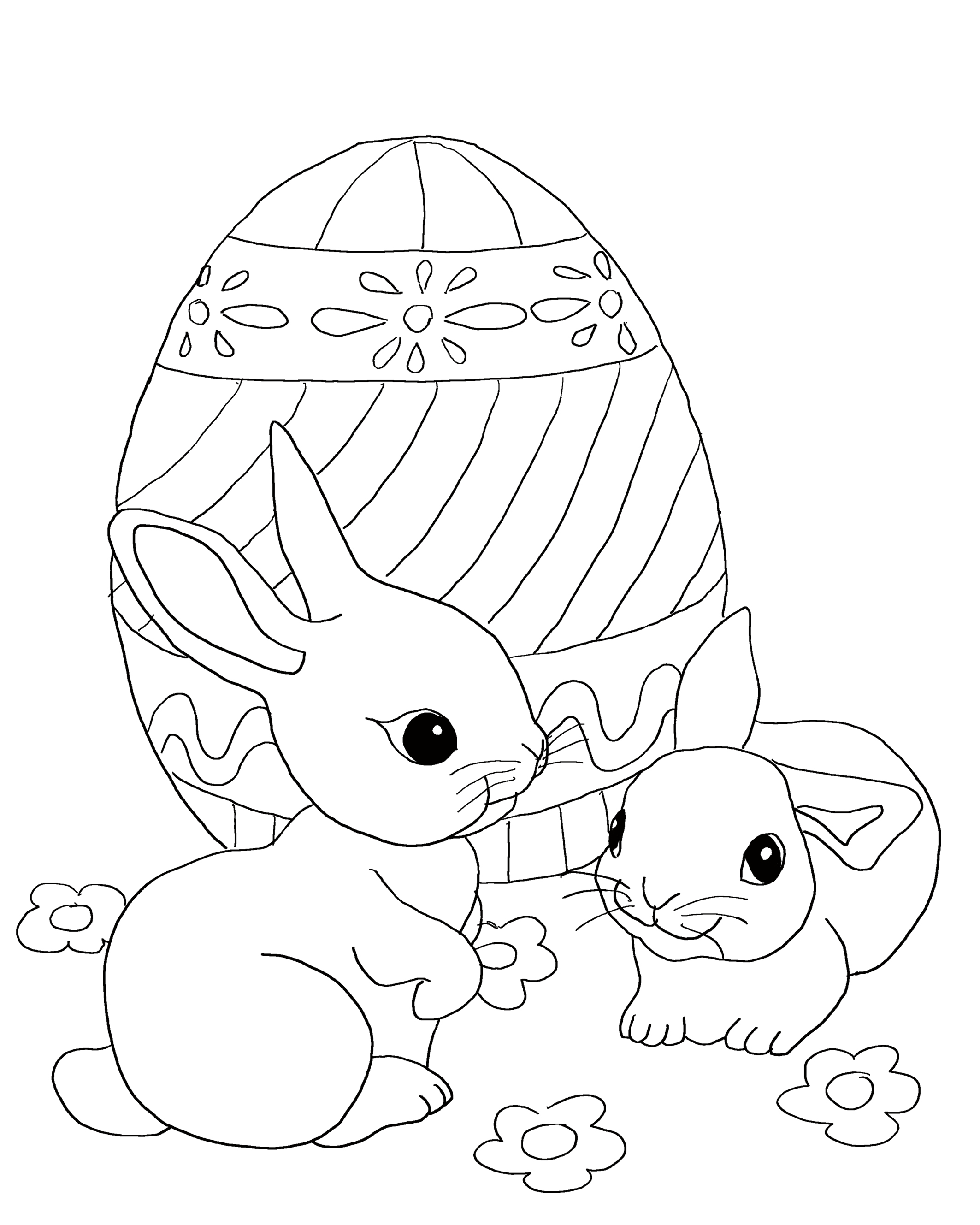 Easter Coloring Pages (Free PDF Printables) 192