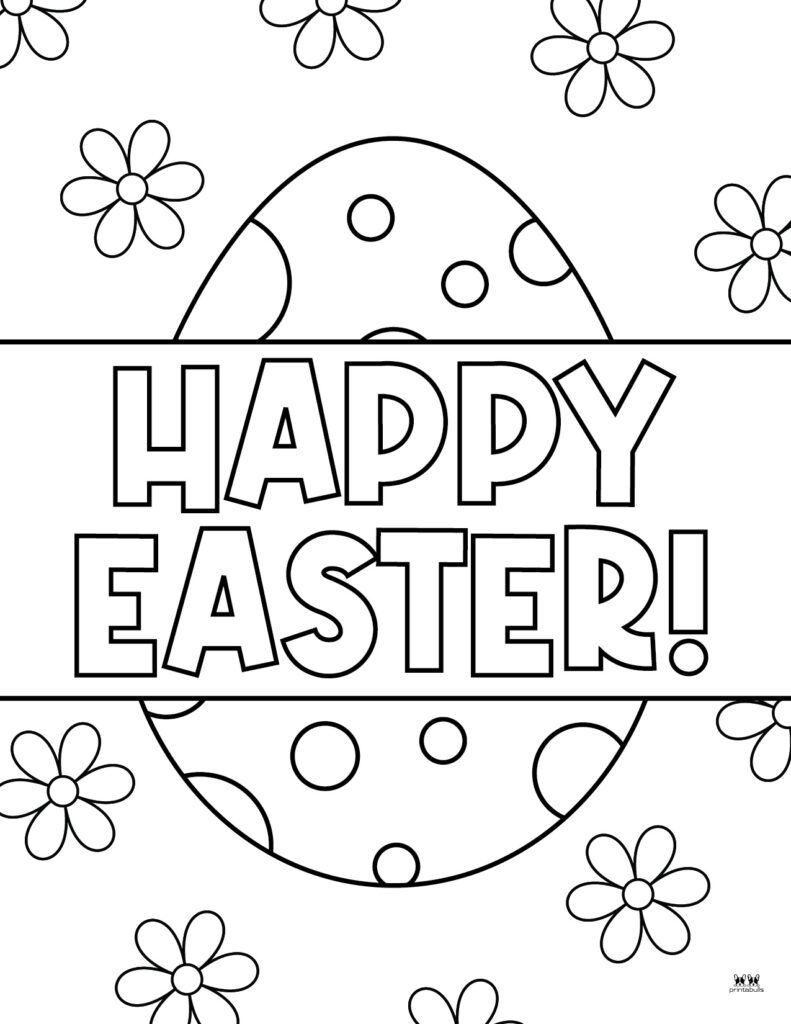 Easter Coloring Pages (Free PDF Printables) 194