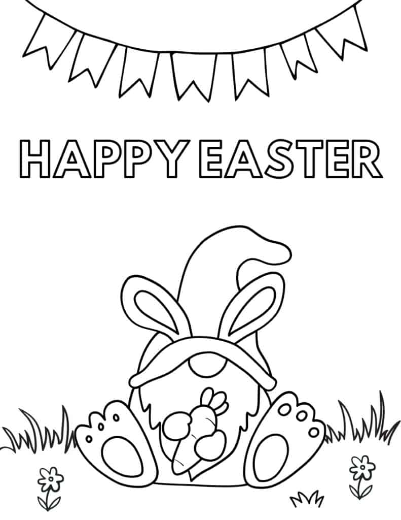 Easter Coloring Pages (Free PDF Printables) 198