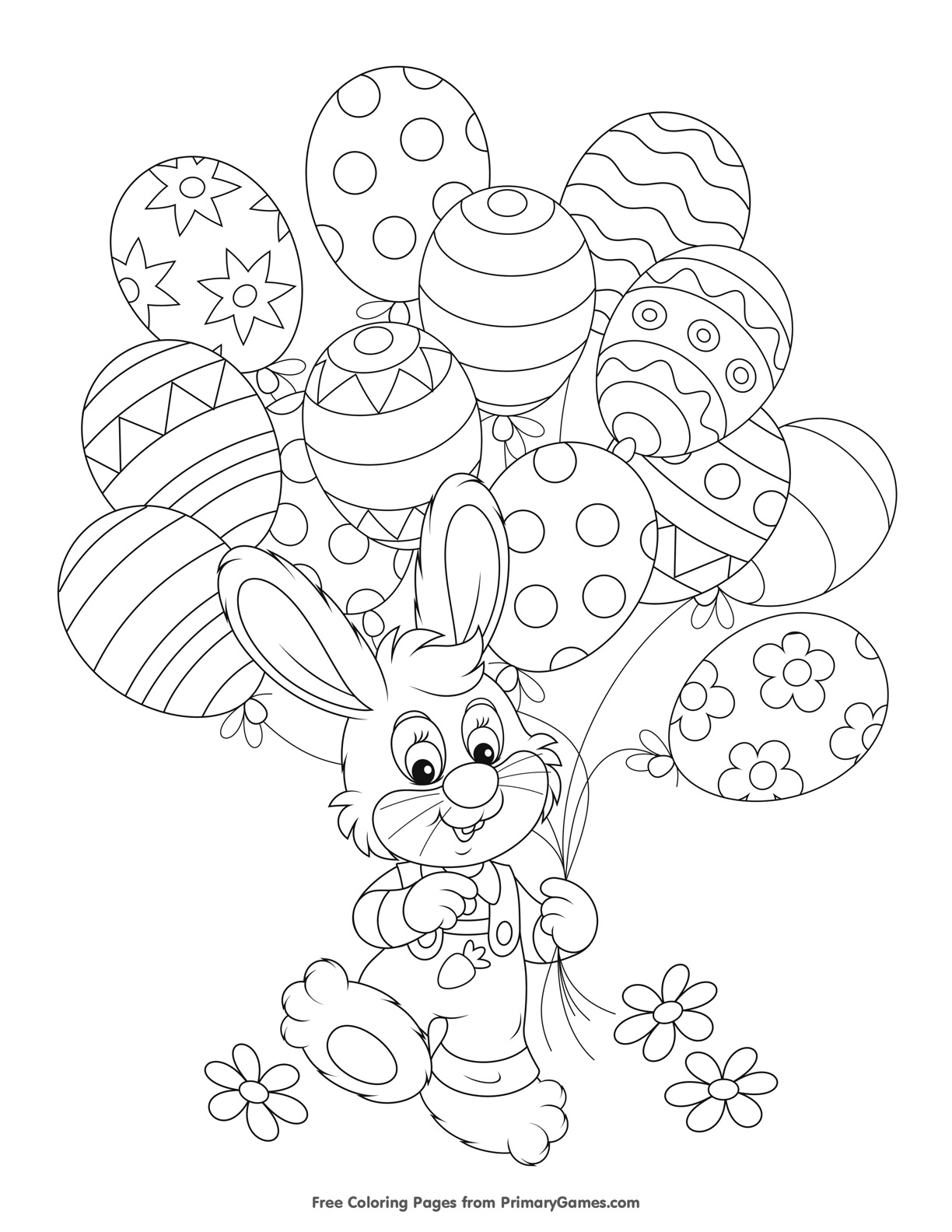 Easter Coloring Pages (Free PDF Printables) 199