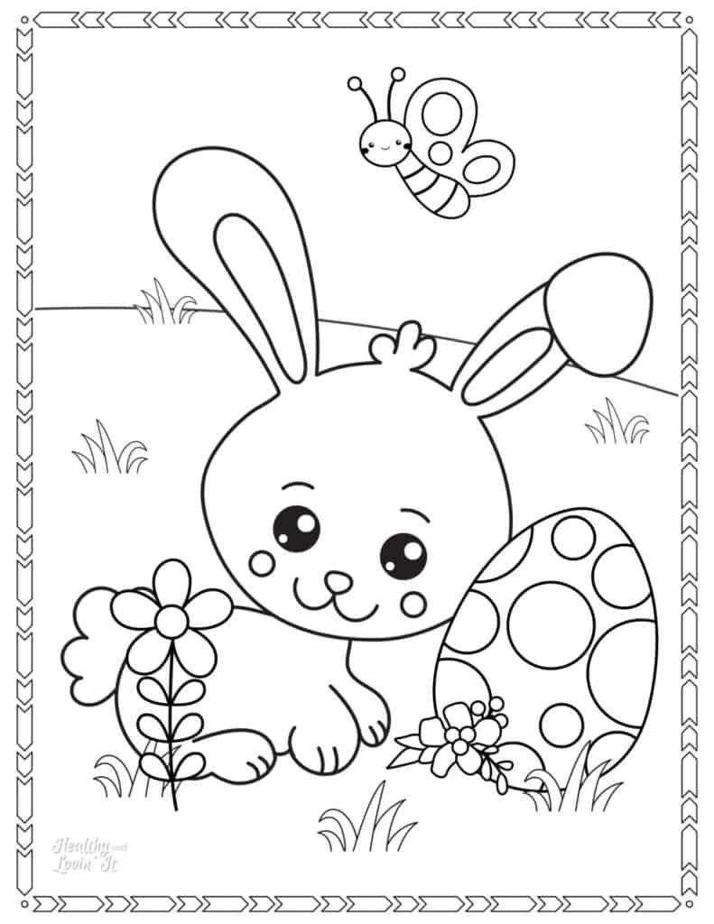 Easter Coloring Pages (Free PDF Printables) 200