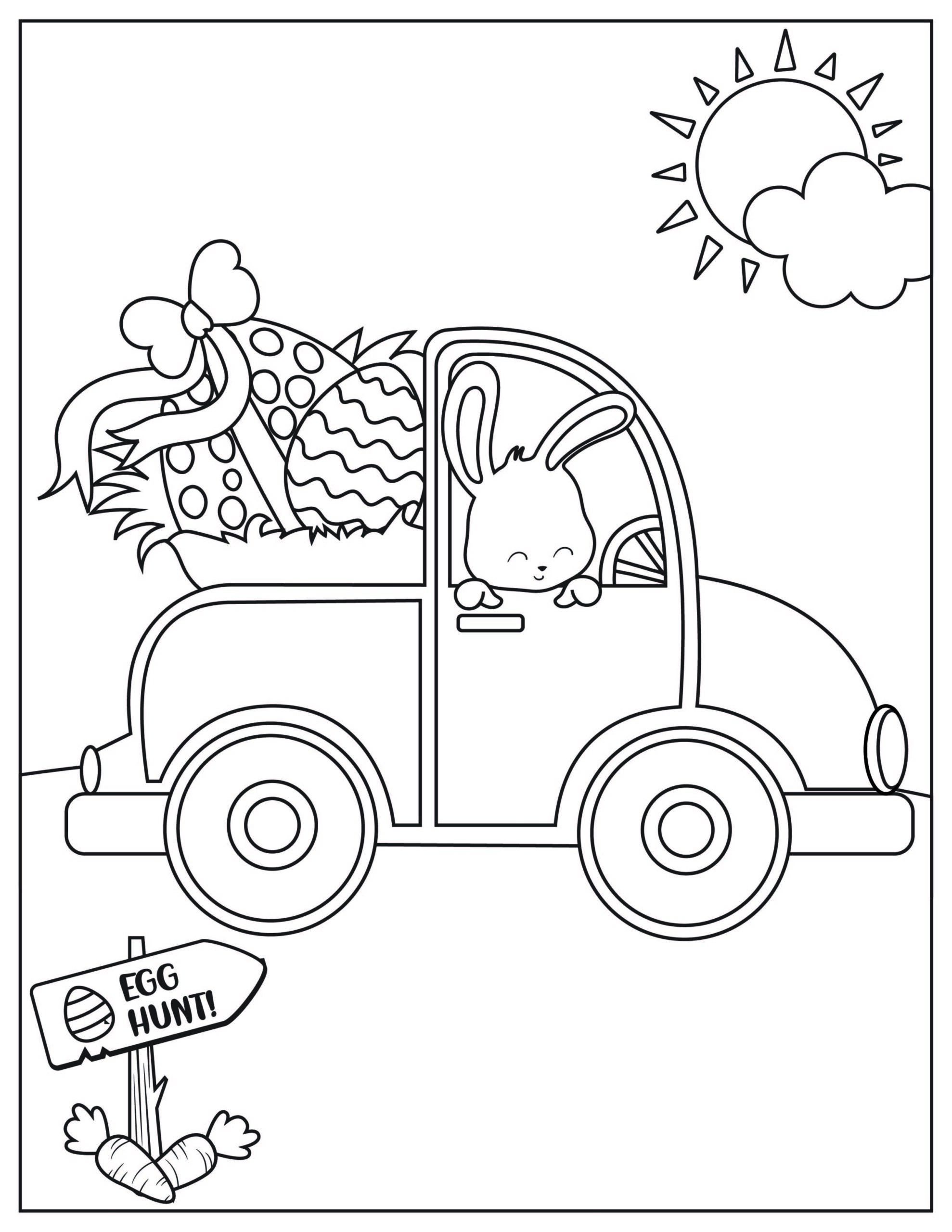 Easter Coloring Pages (Free PDF Printables) 21