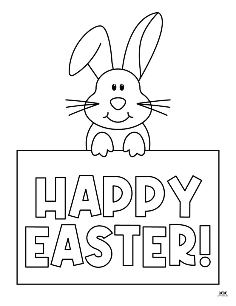 Easter Coloring Pages (Free PDF Printables) 27