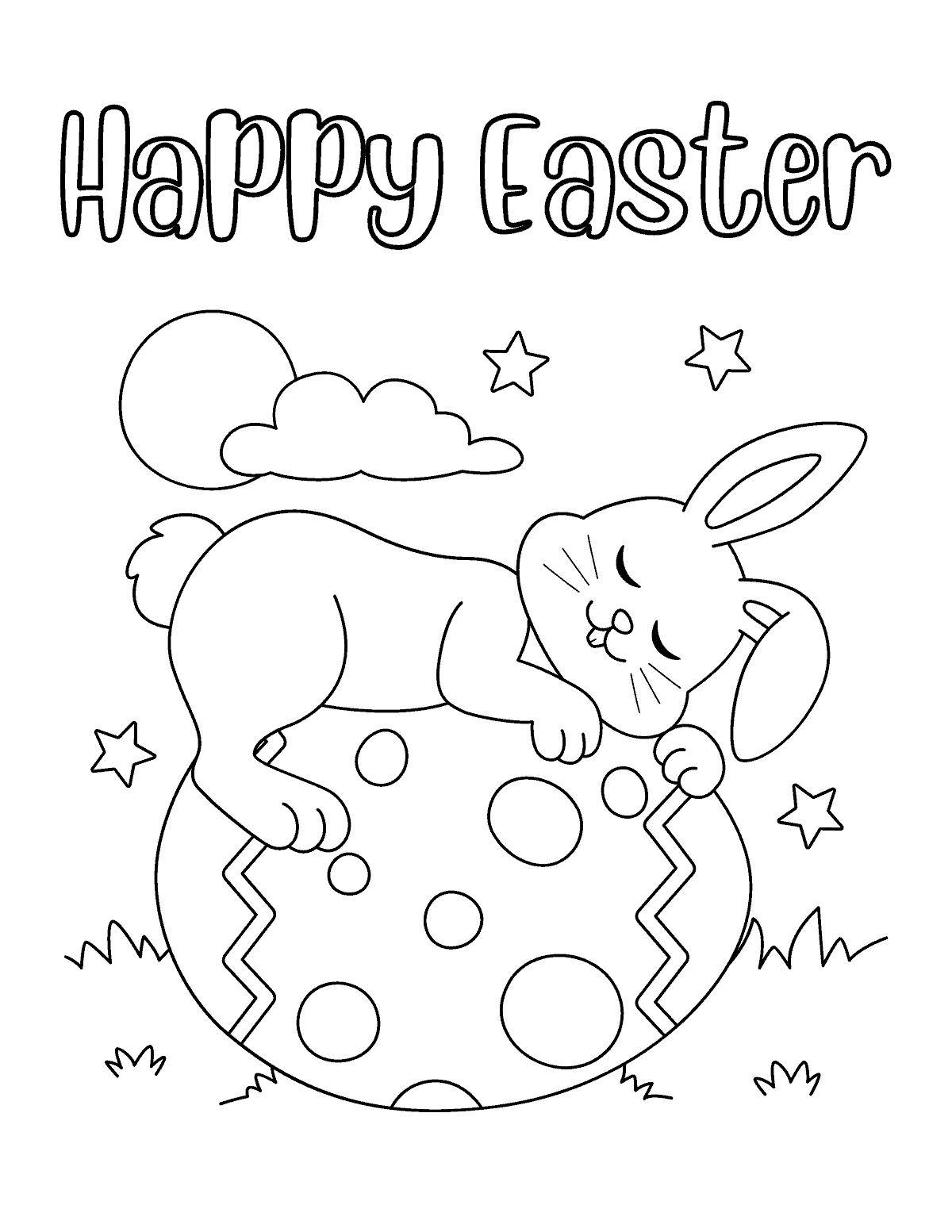 Easter Coloring Pages (Free PDF Printables) 35