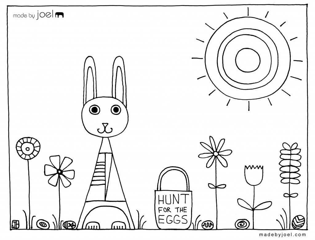 Easter Coloring Pages (Free PDF Printables) 4