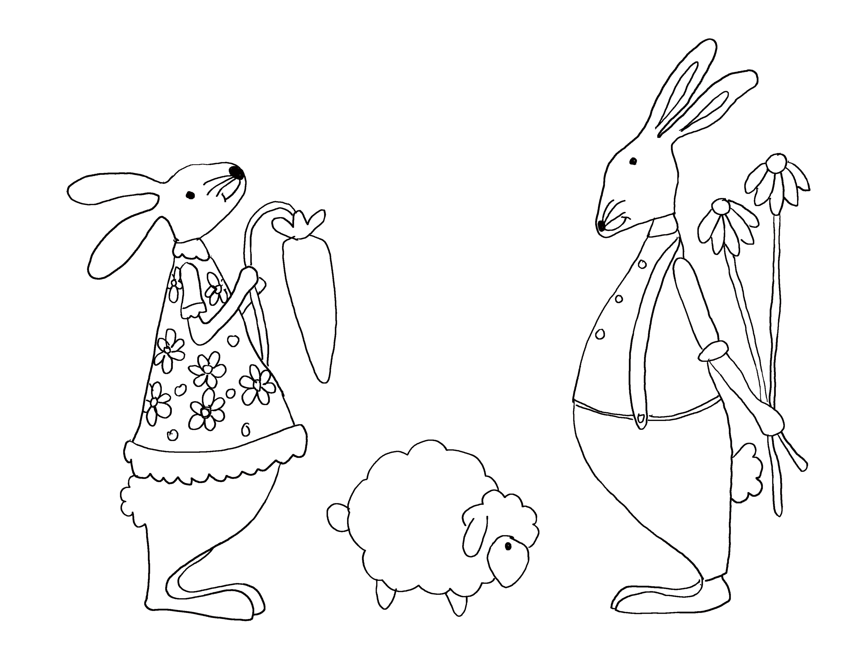 Easter Coloring Pages (Free PDF Printables) 41