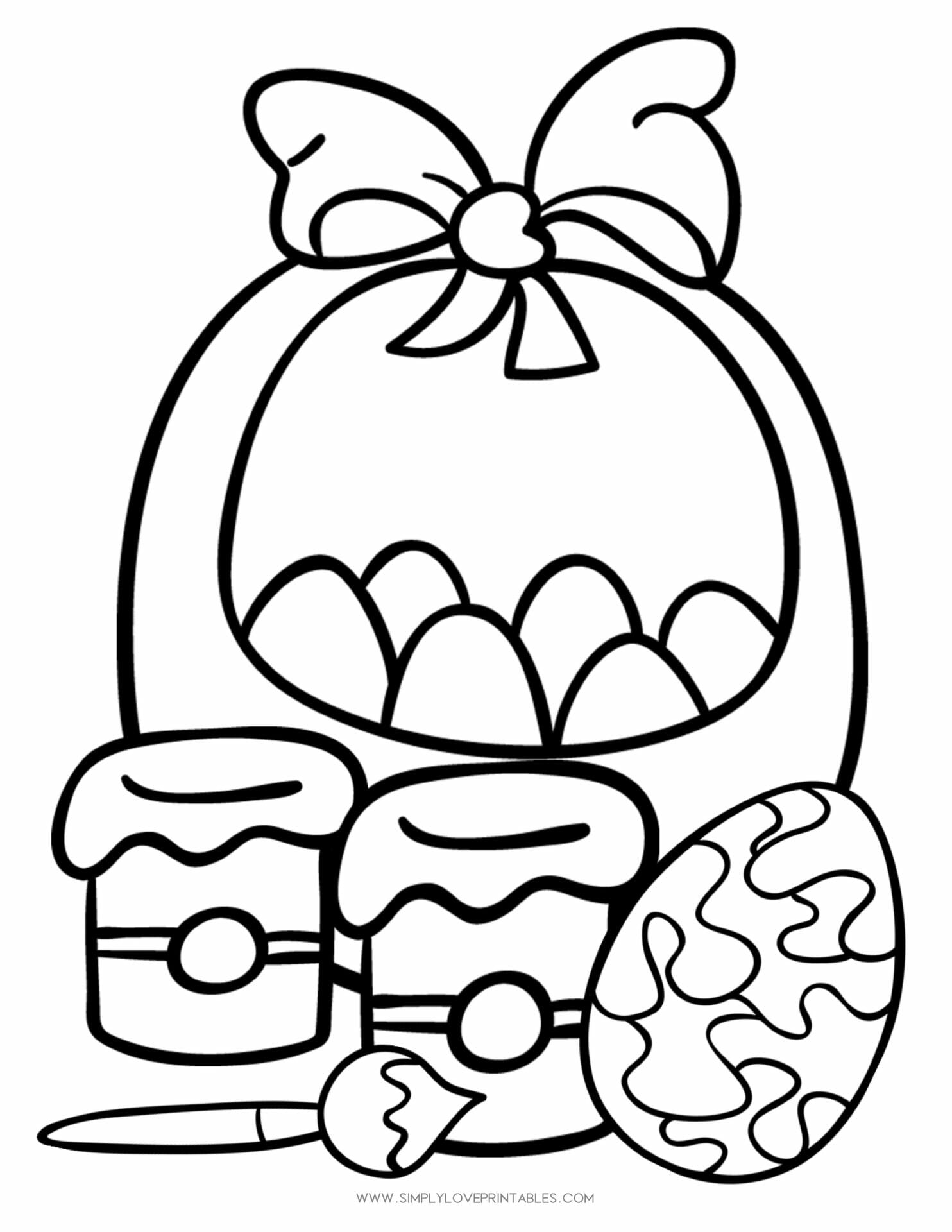 Easter Coloring Pages (Free PDF Printables) 42