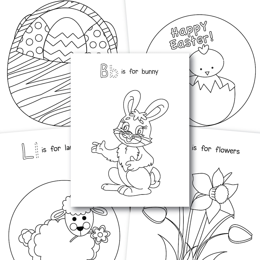 Easter Coloring Pages (Free PDF Printables) 44