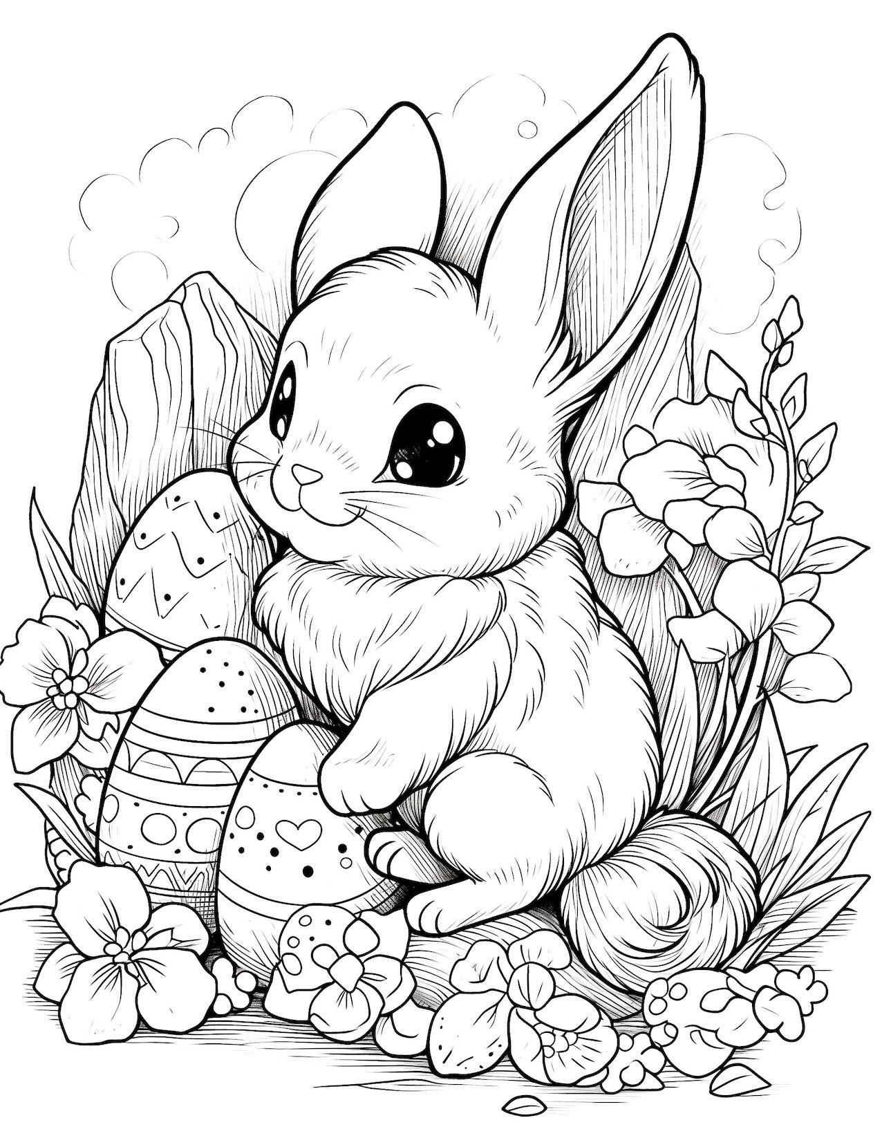 Easter Coloring Pages (Free PDF Printables) 5