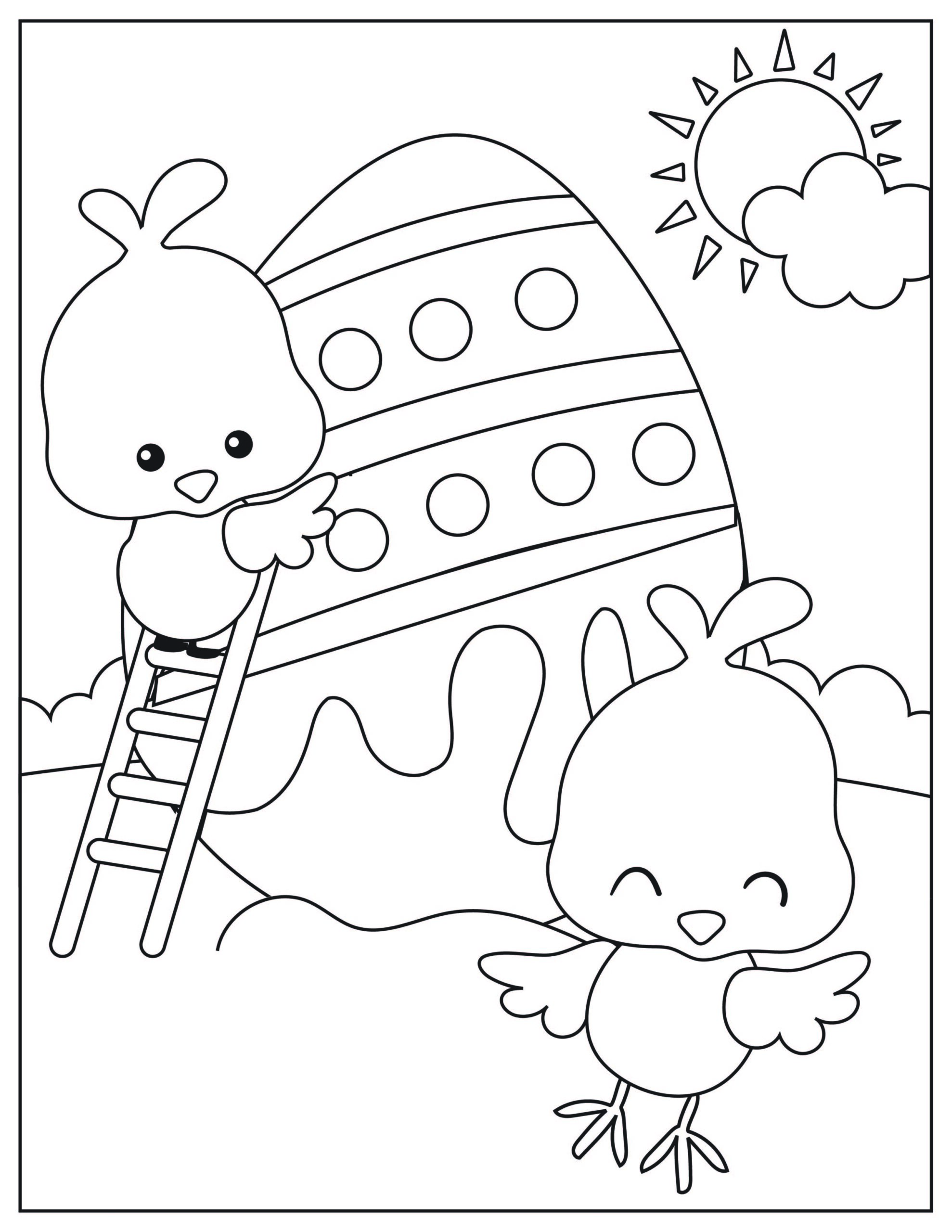 Easter Coloring Pages (Free PDF Printables) 60