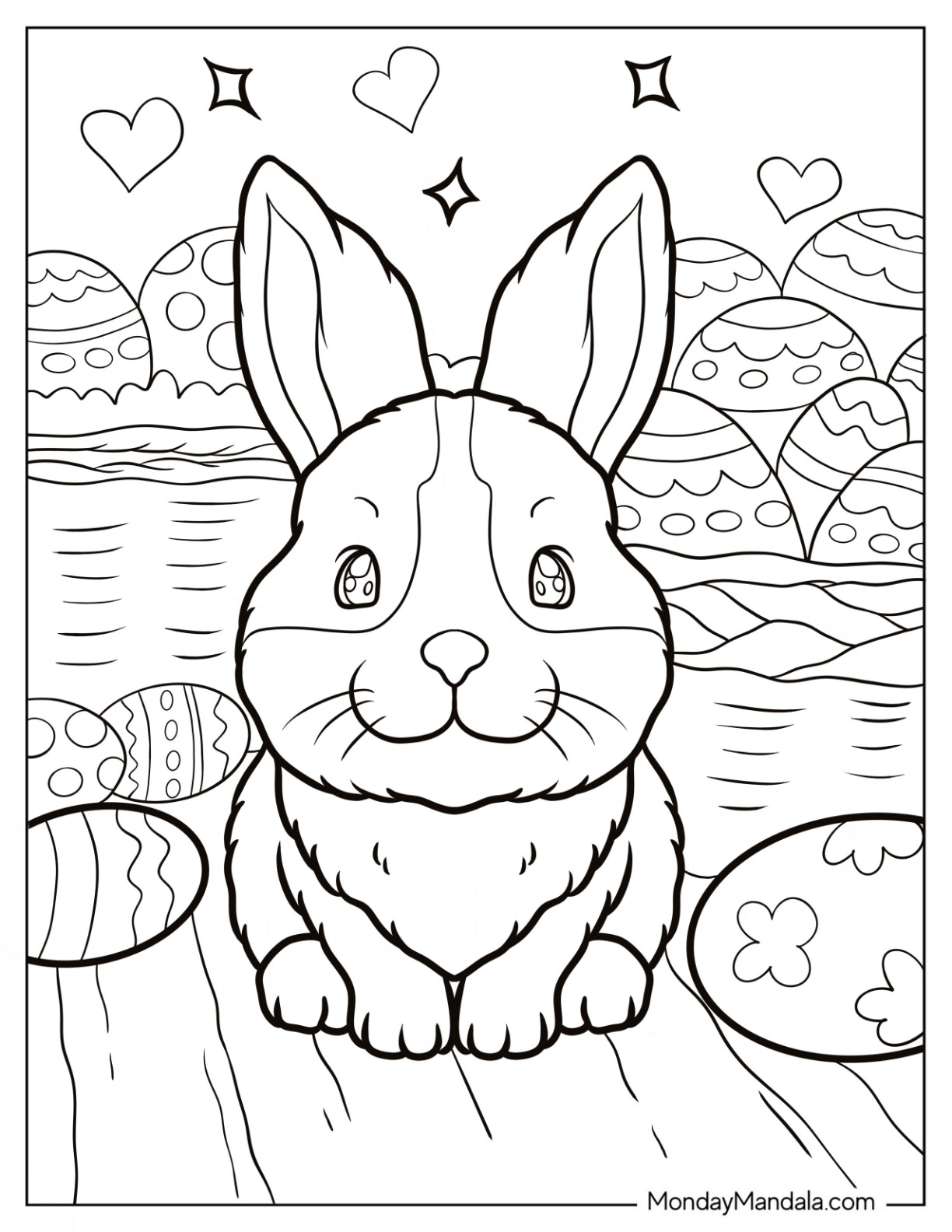 Easter Coloring Pages (Free PDF Printables) 65