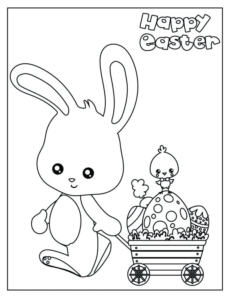 Easter Coloring Pages (Free PDF Printables) 7