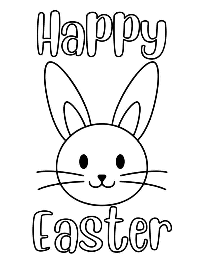 Easter Coloring Pages (Free PDF Printables) 91