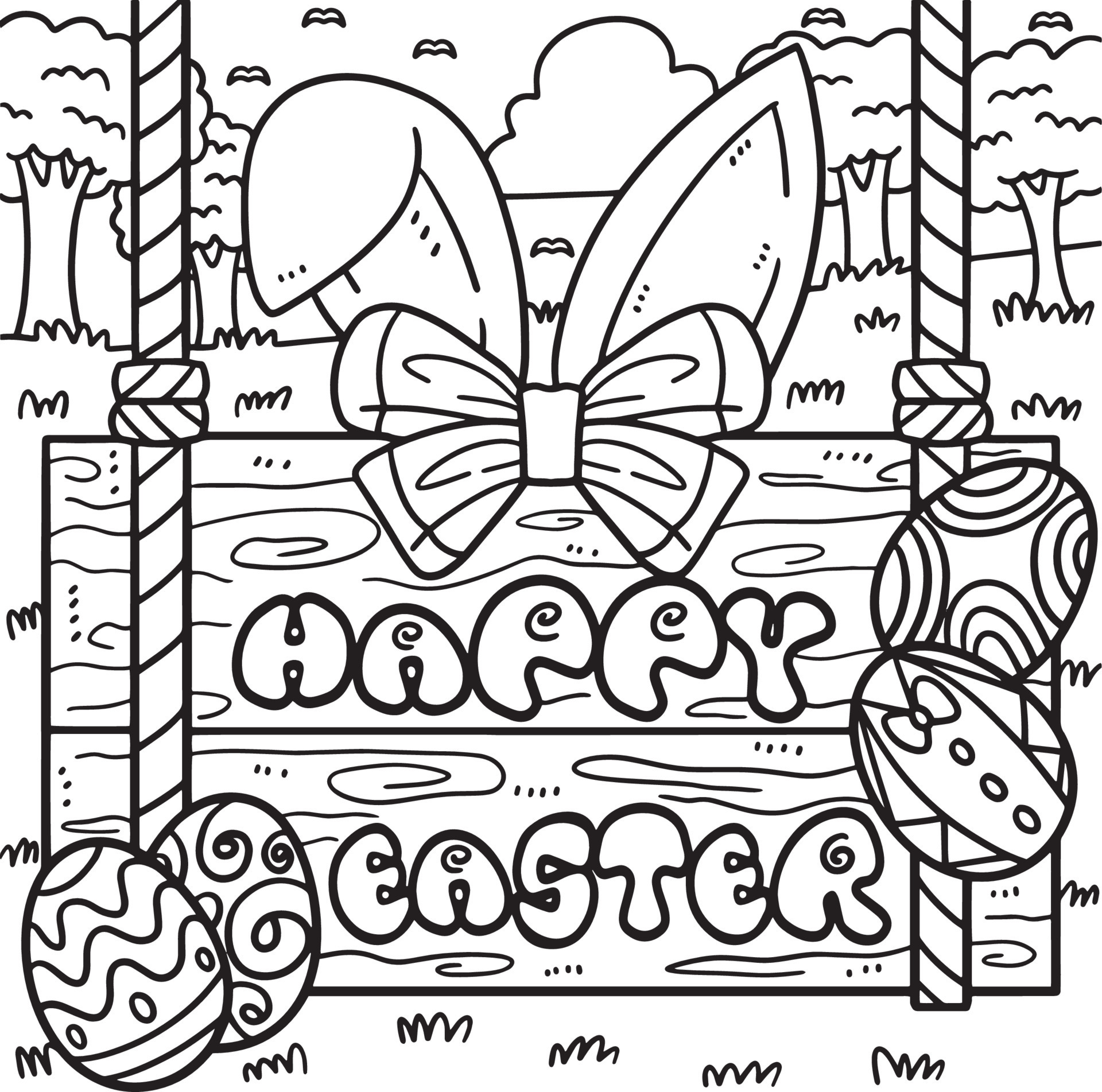 Easter Coloring Pages (Free PDF Printables) 92