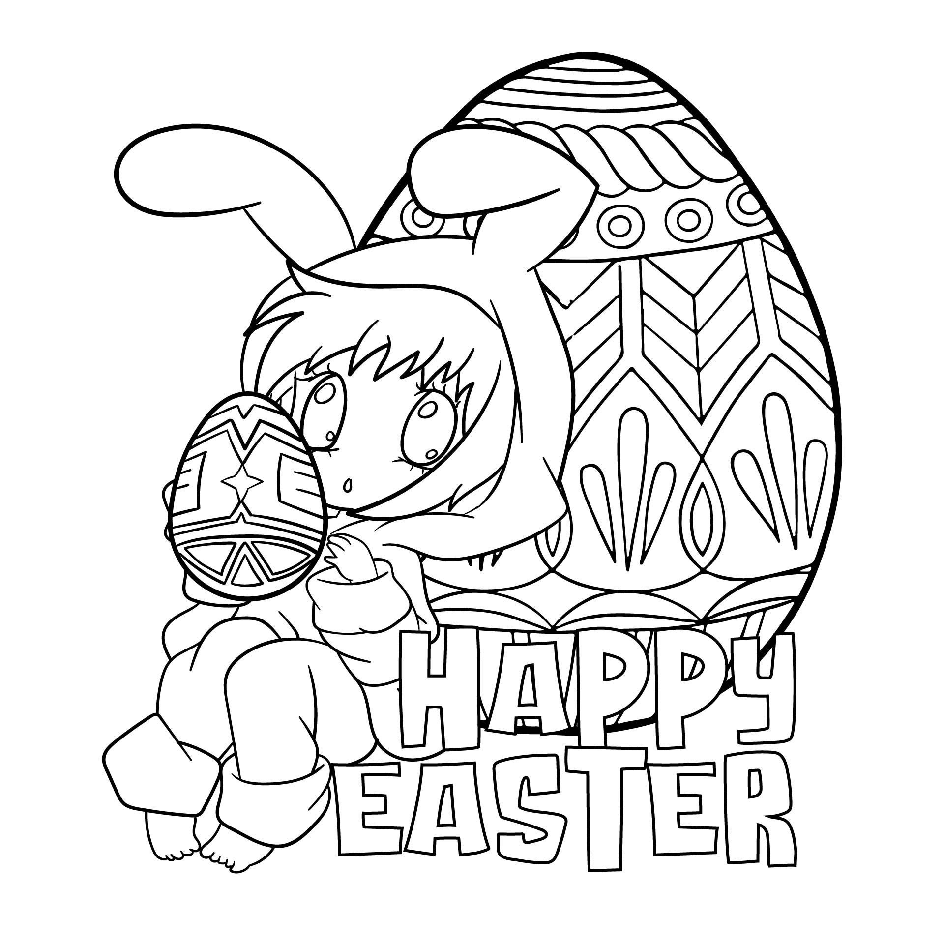 Easter Coloring Pages (Free PDF Printables) 99