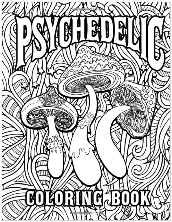 Get Trippy with 120+ Stoner Mushroom Coloring Pages 102