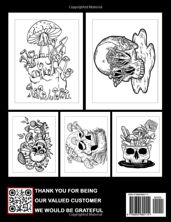 Get Trippy with 120+ Stoner Mushroom Coloring Pages 103