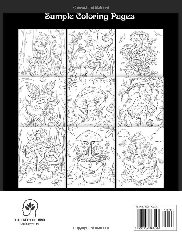 Get Trippy with 120+ Stoner Mushroom Coloring Pages 122