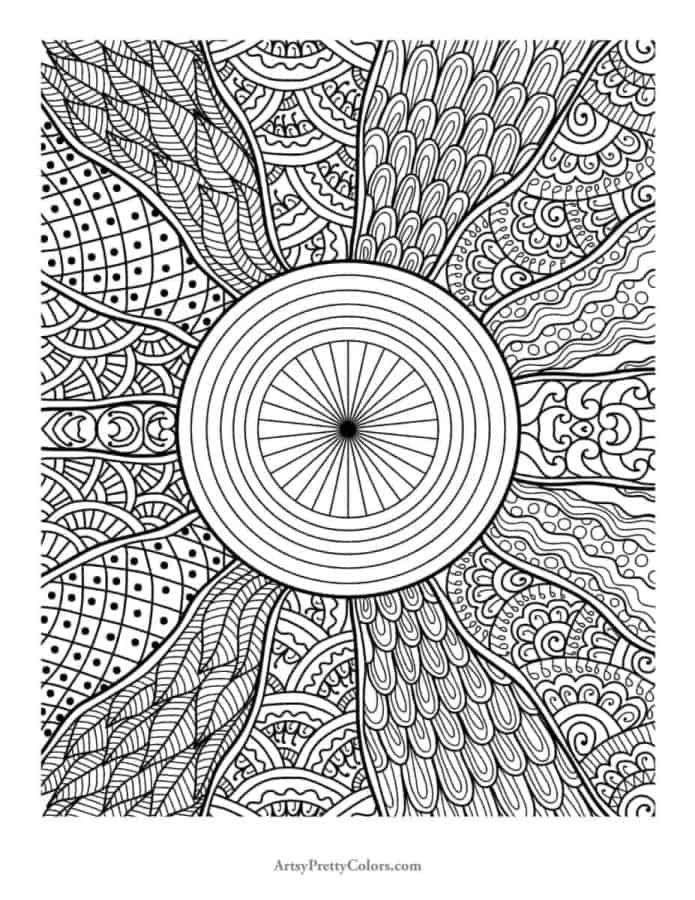 Get Trippy with 120+ Stoner Mushroom Coloring Pages 24