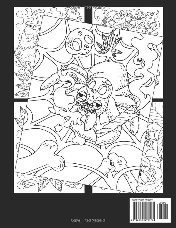 Get Trippy with 120+ Stoner Mushroom Coloring Pages 32