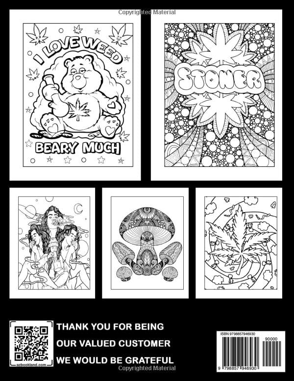 Get Trippy with 120+ Stoner Mushroom Coloring Pages 40