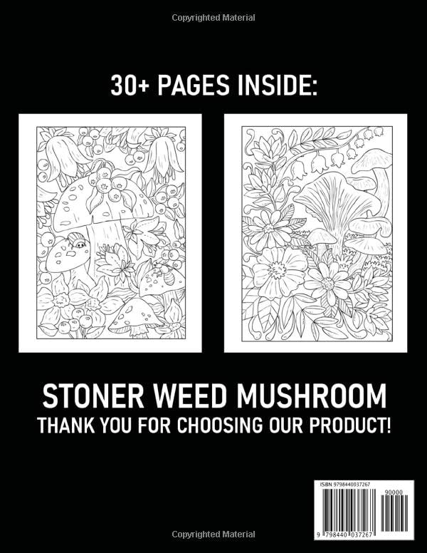 Get Trippy with 120+ Stoner Mushroom Coloring Pages 44