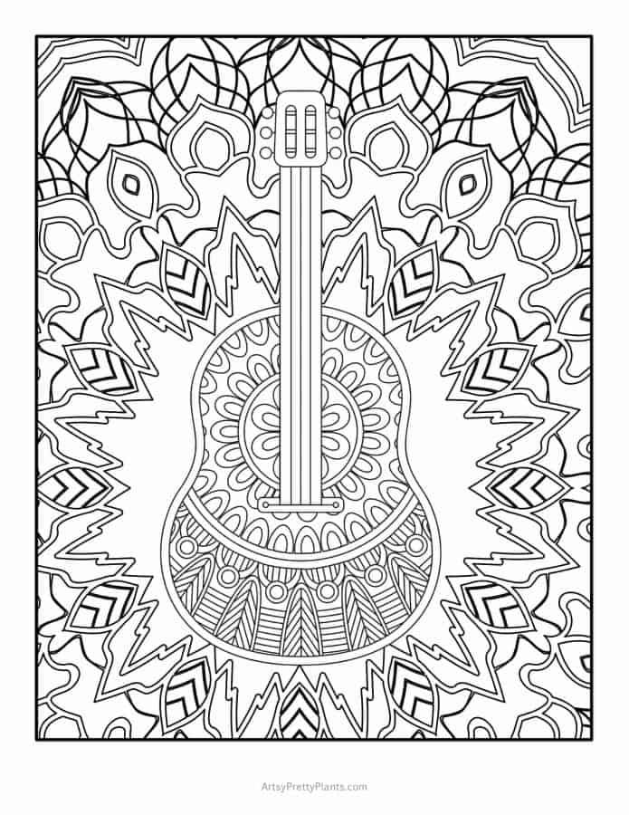 Get Trippy with 120+ Stoner Mushroom Coloring Pages 46