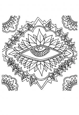 Get Trippy with 120+ Stoner Mushroom Coloring Pages 7