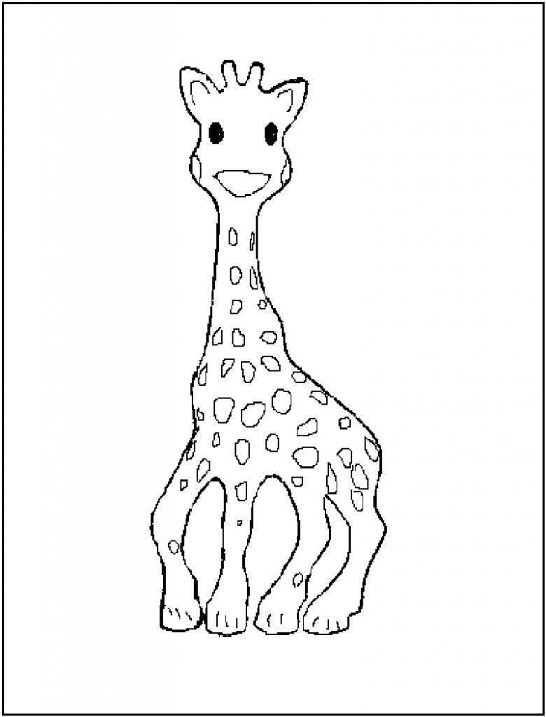 Giraffe Coloring Pages Free Printable 102