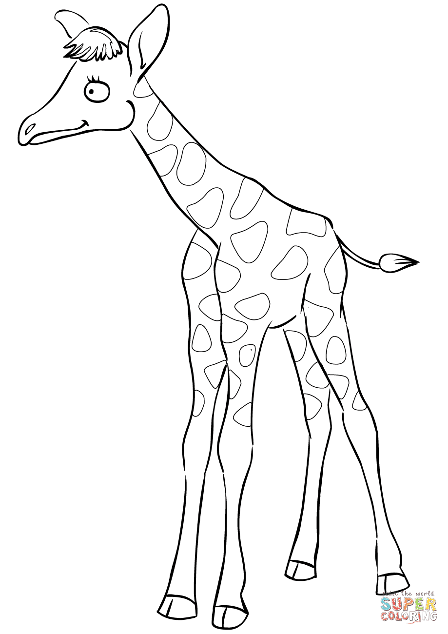 Giraffe Coloring Pages Free Printable 105