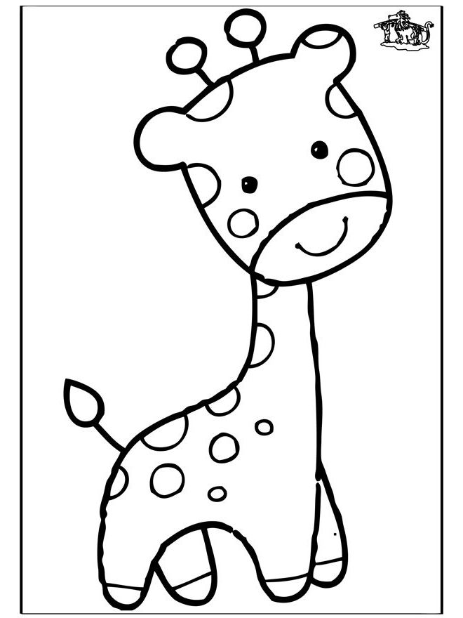 Giraffe Coloring Pages Free Printable 107