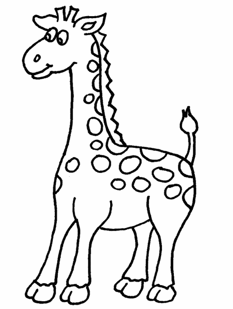 Giraffe Coloring Pages Free Printable 111