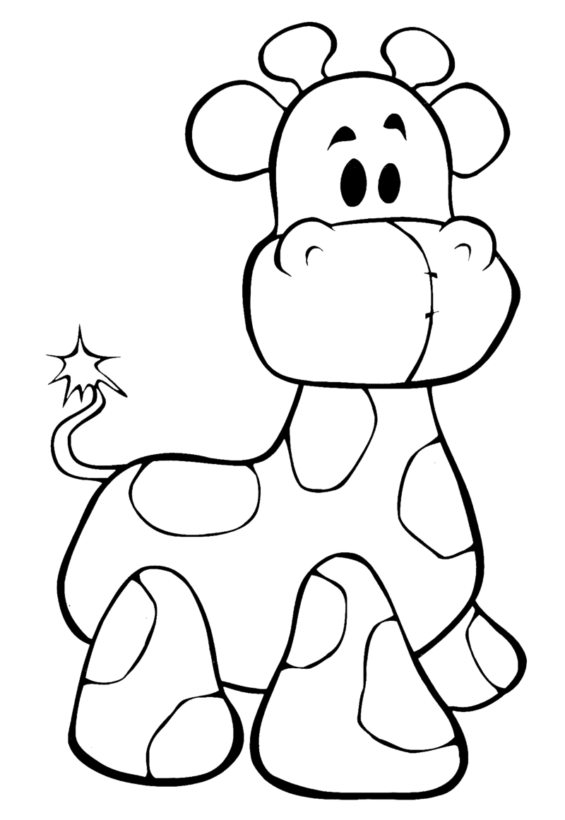 Giraffe Coloring Pages Free Printable 113