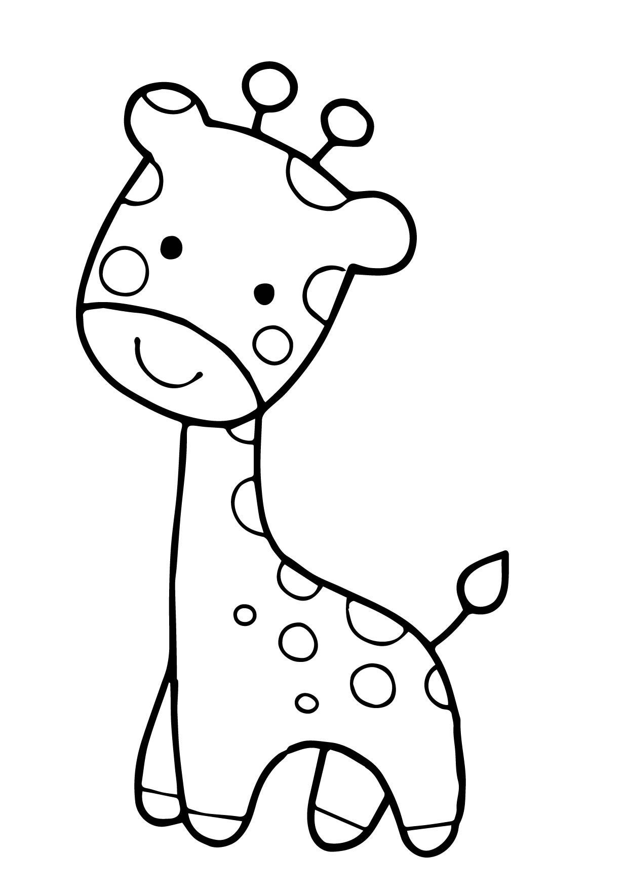 Giraffe Coloring Pages Free Printable 116