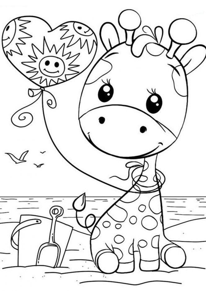 Giraffe Coloring Pages Free Printable 124