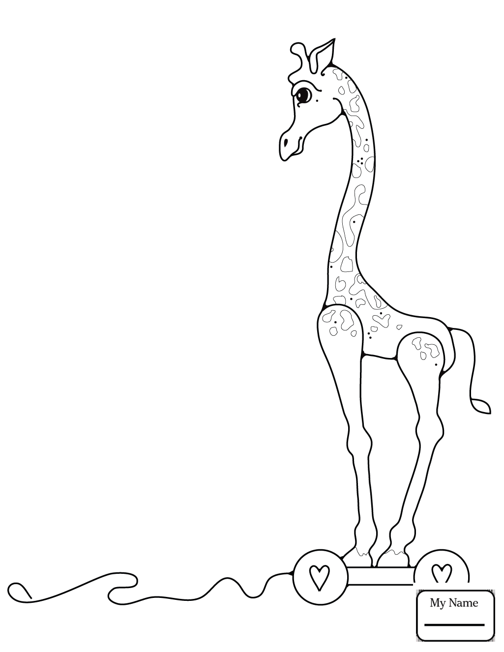 Giraffe Coloring Pages Free Printable 128