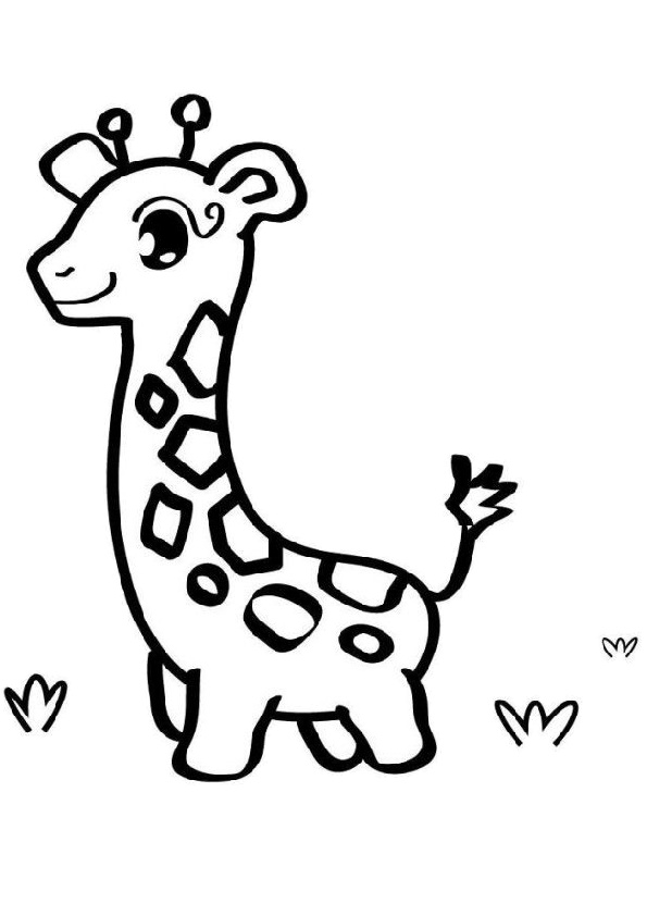 Giraffe Coloring Pages Free Printable 130