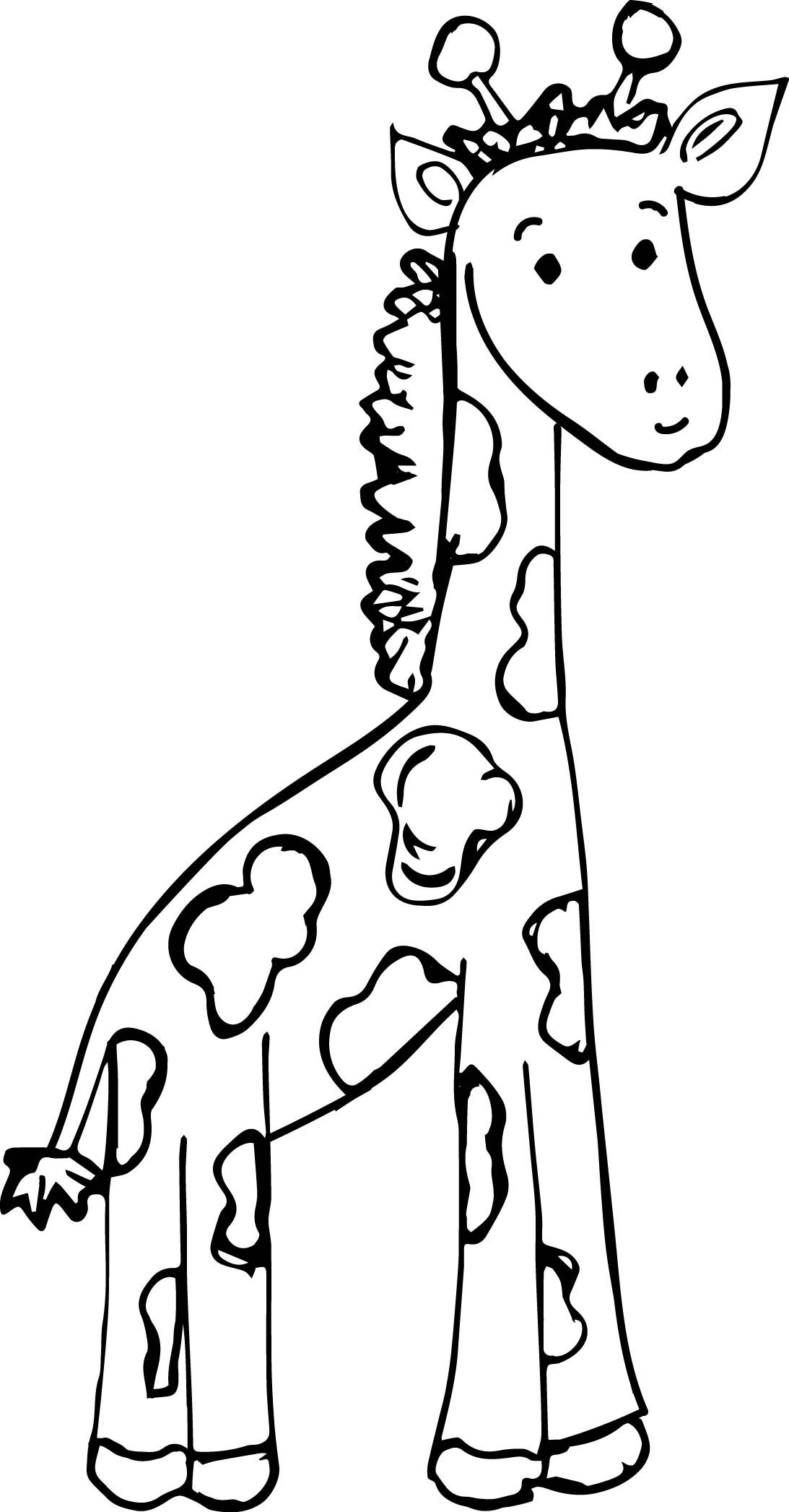 Giraffe Coloring Pages Free Printable 136