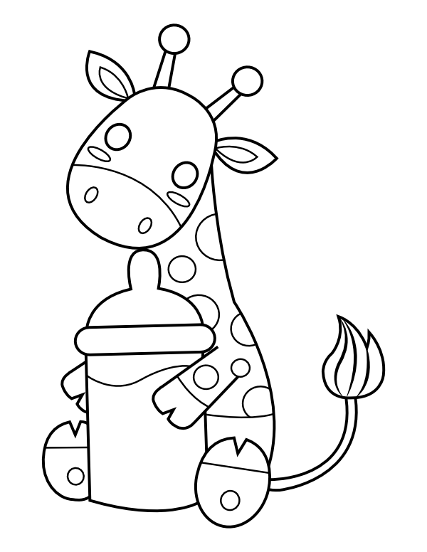 Giraffe Coloring Pages Free Printable 140