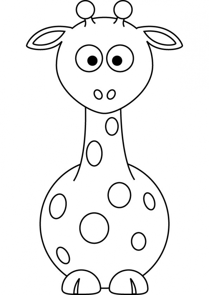 Giraffe Coloring Pages Free Printable 143