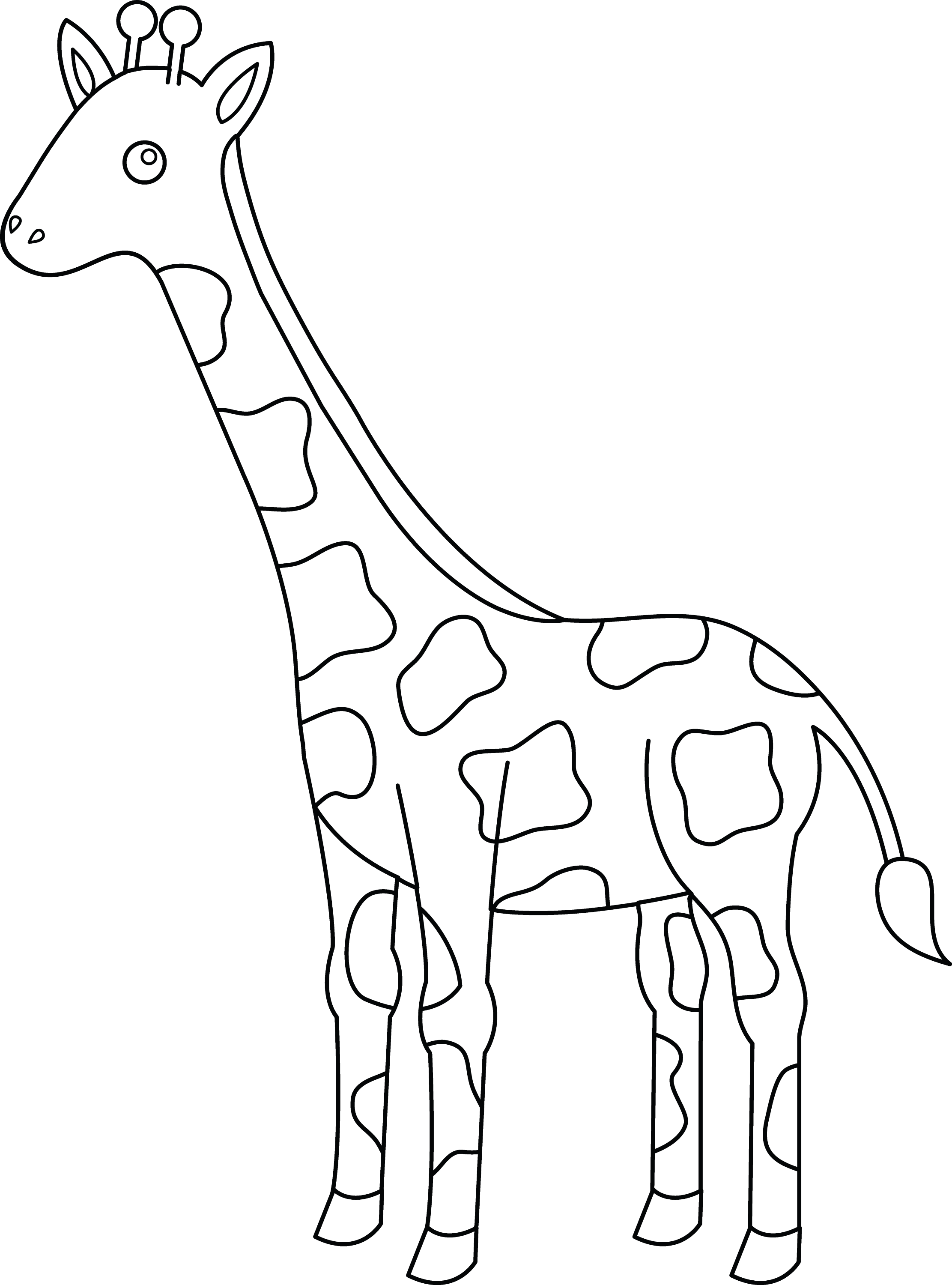 Giraffe Coloring Pages Free Printable 157