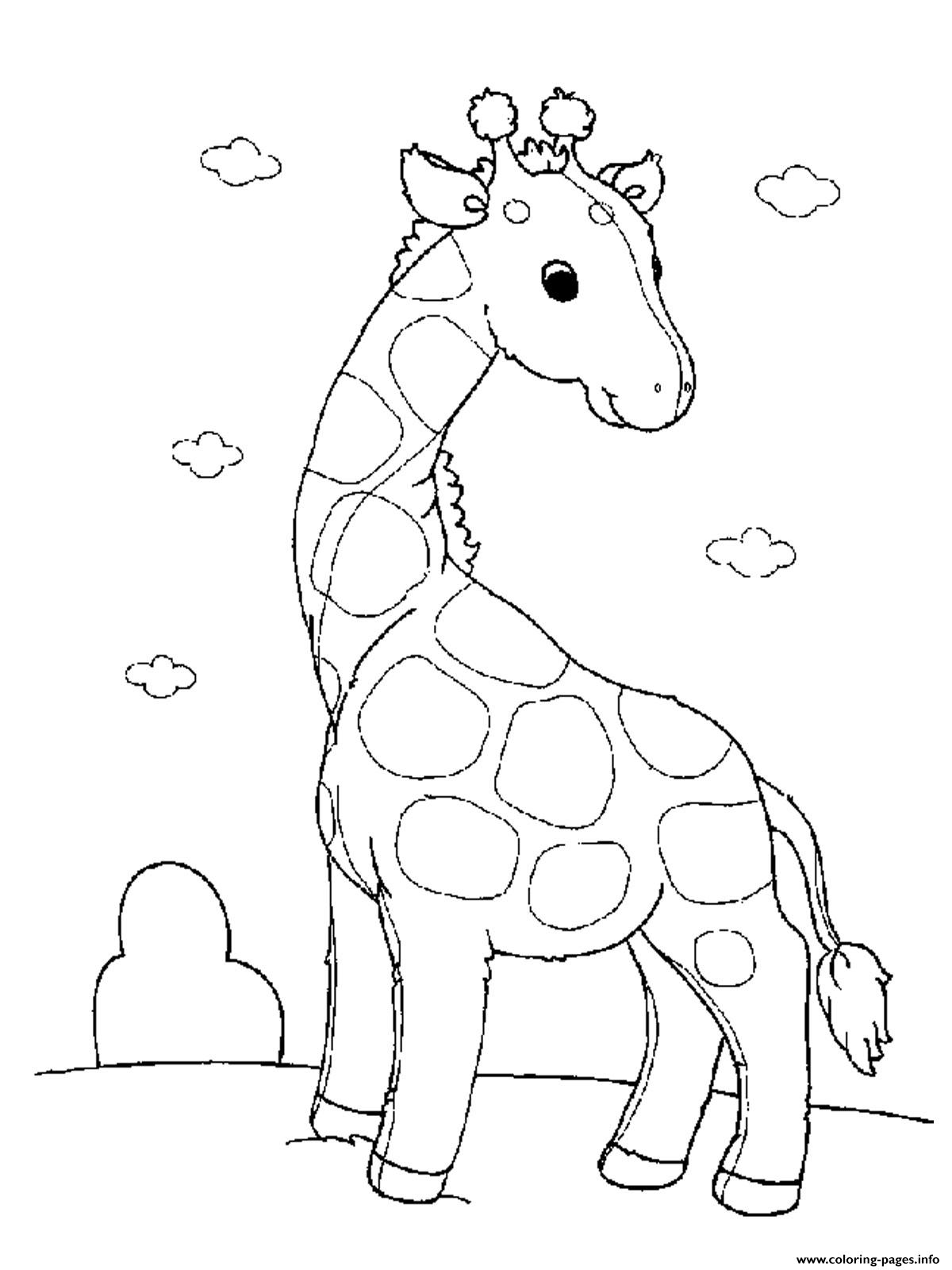 Giraffe Coloring Pages Free Printable 169